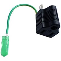 Amazon | 電源アダプタ 変換プラグ3P-2P変換器 (1個) | Nextage
